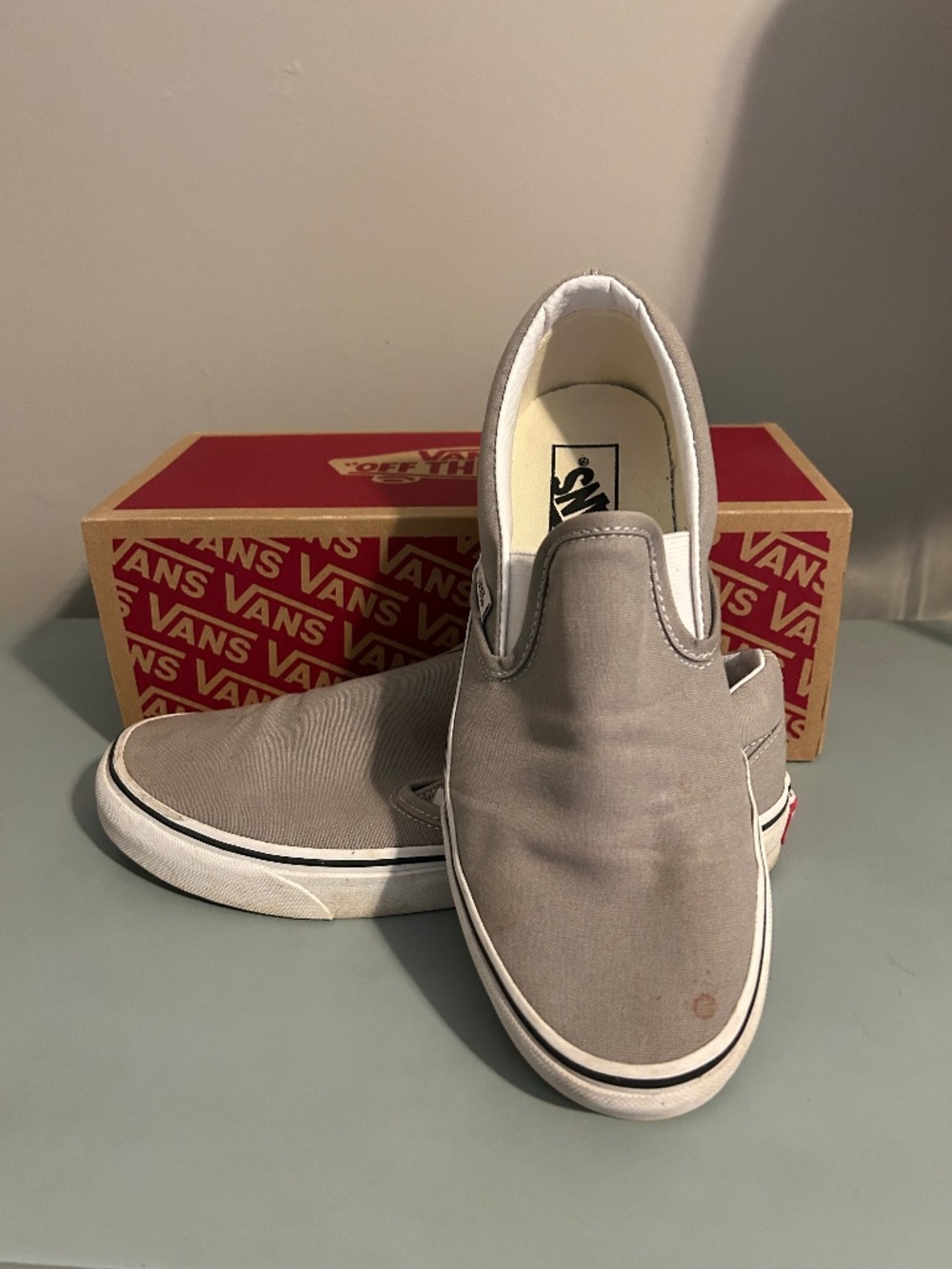 Vans Classic Slip On women’s size 9, gray